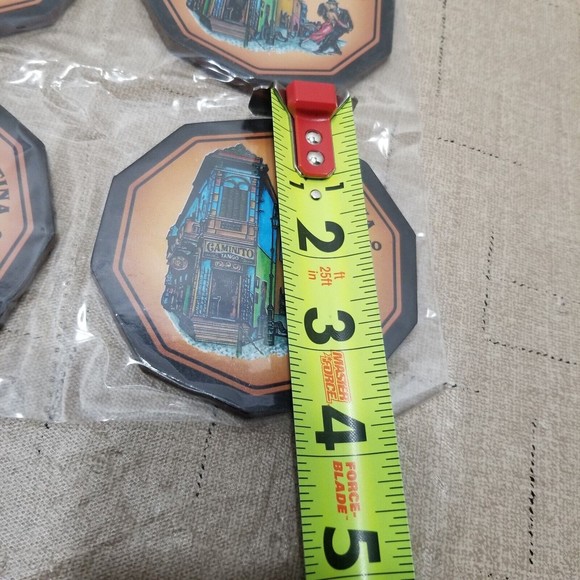 Argentina La Boca Caminito Buenos Aires Drink Beer Coasters Set of 6 Tango Jokas - Picture 7 of 8